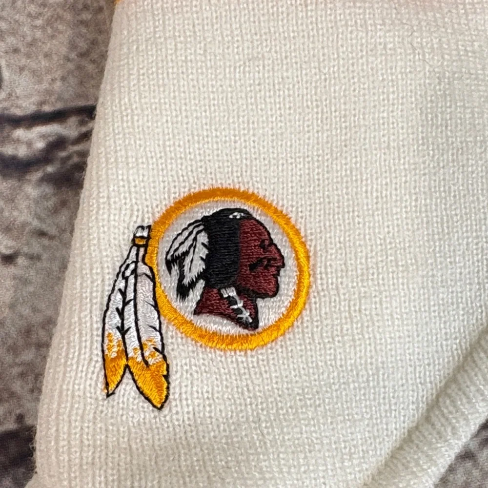 Vintage- NFL Washington Redskins Knit Hat with Ear Flaps - Picture 3 of 9